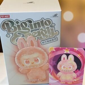 PopMart The Monsters Big into Energy Labubu Vinyl Plush Pendant Blind Bx Loyalty